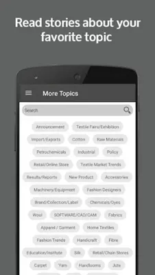 Garment Textile Fashion News android App screenshot 2